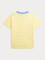 Polo Ralph Lauren Yellow 26/1 100% Cotton Jersey T-Shirt - Image 2 of 2