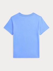 Polo Ralph Lauren Blue Boys Car Graphic Cotton Jersey T-Shirt - Image 2 of 2