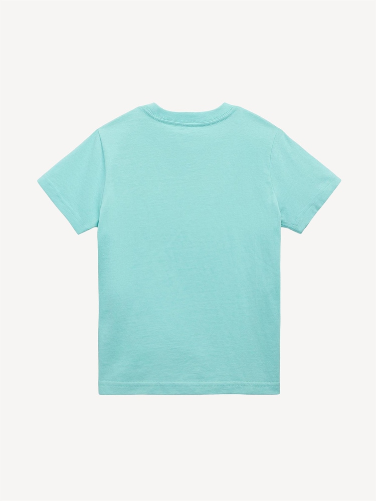 Polo Ralph Lauren Teal Blue Boys Jersey Crewneck T-Shirt - Image 2 of 2