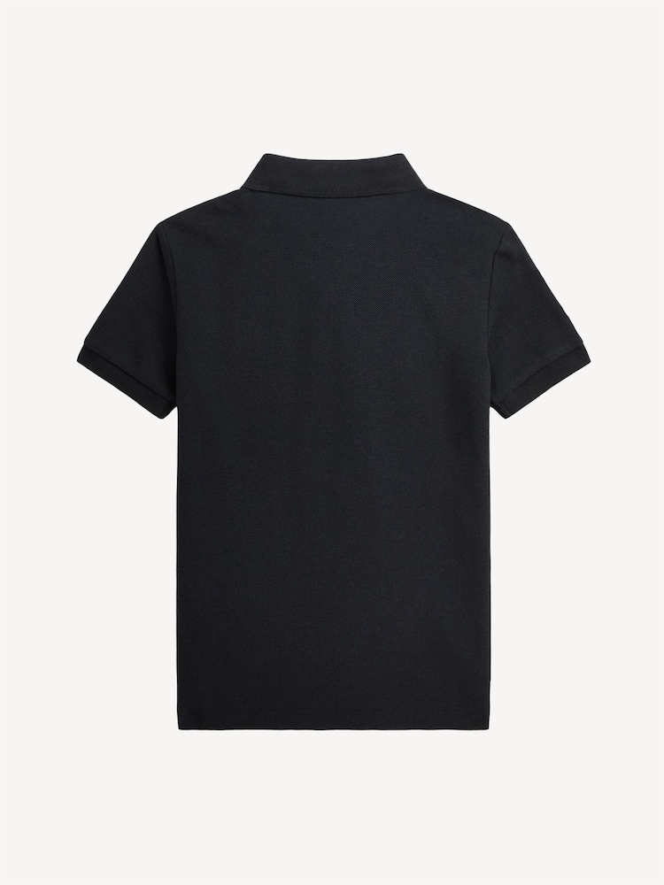 Polo Ralph Lauren Black Boys Big Pony Varsity Polo Shirt - Image 2 of 2