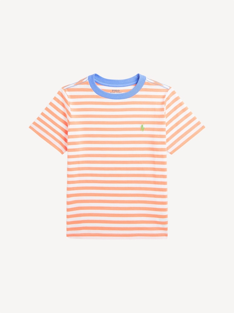 Polo Ralph Lauren Orange 26/1 100% Cotton Jersey T-Shirt - Image 1 of 2