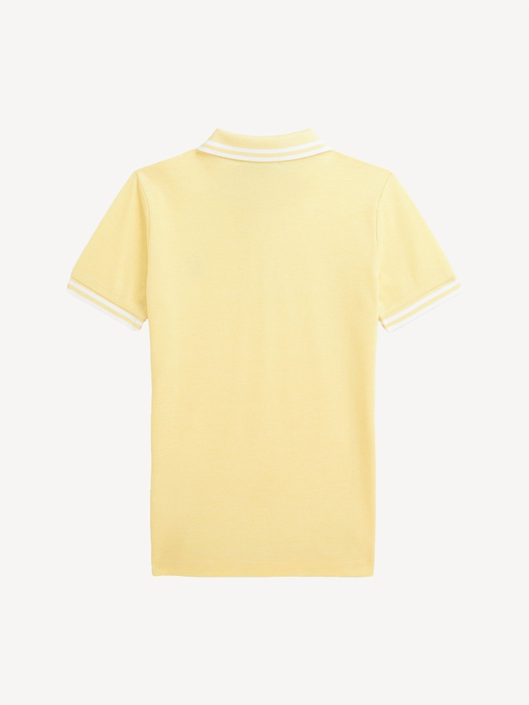 Polo Ralph Lauren Yellow Boys Tipped Polo Shirt - Image 2 of 2