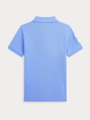 Polo Ralph Lauren Light Blue Boys Big Pony Varsity Polo Shirt - Image 2 of 2