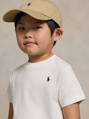 Polo Ralph Lauren White Jersey Short Sleeve T-Shirt - Image 3 of 5