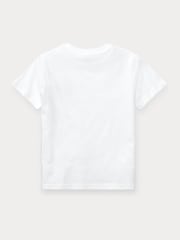 Polo Ralph Lauren White Jersey Short Sleeve T-Shirt - Image 5 of 5