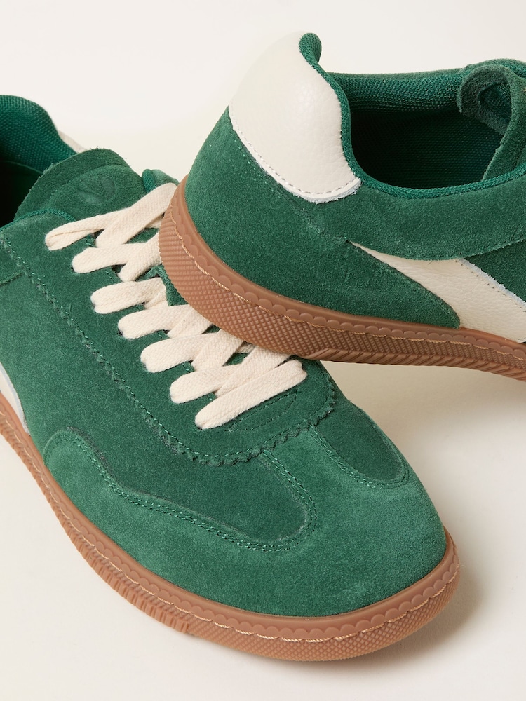 FatFace Fia Dark Green Retro Trainer - Image 3 of 3 FatFace Fia Dark Green Retro Trainer - Image 3 of 3