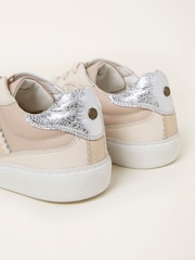 FatFace Meri White Leather Trainer - Image 2 of 3