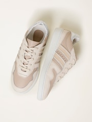 FatFace Meri White Leather Trainer - Image 3 of 3