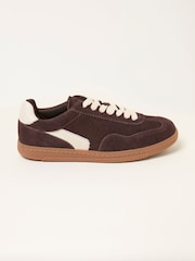 FatFace Fia Brown Retro Trainer - Image 1 of 3