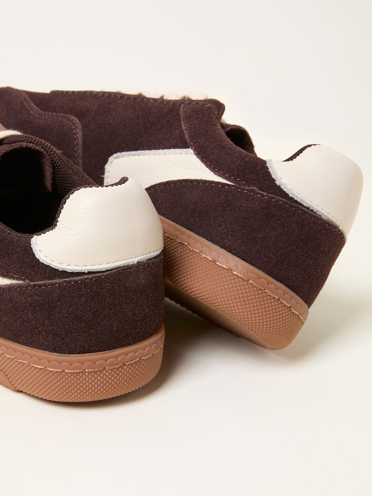 FatFace Fia Brown Retro Trainer - Image 3 of 3