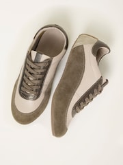 FatFace Sylvie Ivory Leather Trainer - Image 3 of 3