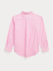Polo Ralph Lauren Pink Boys Plaid Checked Cotton Poplin Shirt - Image 2 of 2