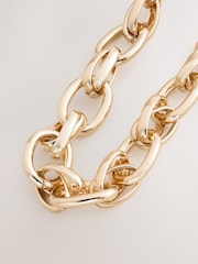 Tono dorado - Double Link Chunky Chain Bracelet - Imagen 2 de 3