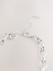 Tono plateado - Double Link Chunky Chain Necklace - Imagen 3 de 3