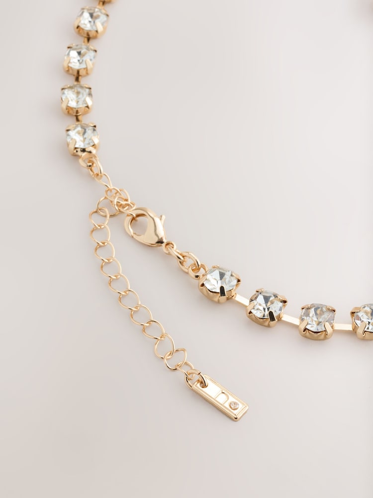 Multi Coloured Jewelled Necklace - Image 3 of 3