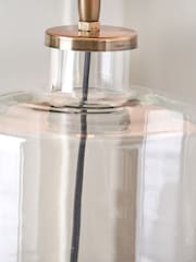 Pacific Lifestyle Clear Josie Glass and Metal Table Lamp - Image 2 of 5