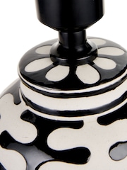 Pacific Lifestyle Black Elkorn Tall Coral Ceramic Table Lamp - Image 5 of 5