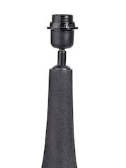 Pacific Lifestyle Black Corella Mango Wood Curved Table Lamp - Image 3 of 5