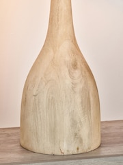 Pacific Lifestyle Natural Corella Mango Wood Curved Table Lamp - Image 2 of 5