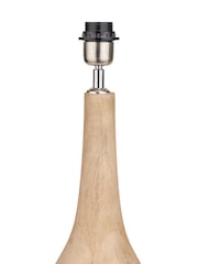 Pacific Lifestyle Natural Corella Mango Wood Curved Table Lamp - Image 5 of 5