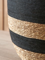 Pacific Lifestyle Black Kalutara Sea Grass Tall Table Lamp - Image 3 of 5