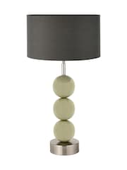 Pacific Lifestyle Sage Sofia Enamel 3 Ball Table Lamp - Image 4 of 5
