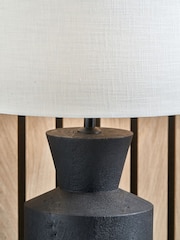 Pacific Lifestyle Black Koa Mango Wood Contemporary Table Lamp - Image 4 of 5