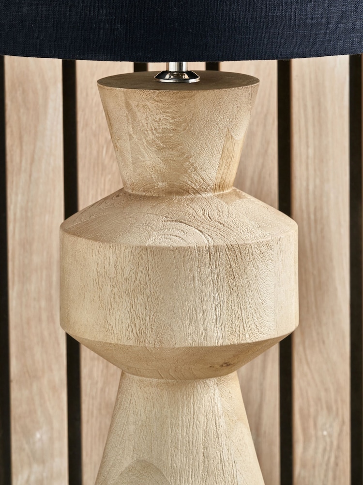 Pacific Lifestyle Natural Koa Mango Wood Contemporary Table Lamp - Image 2 of 5