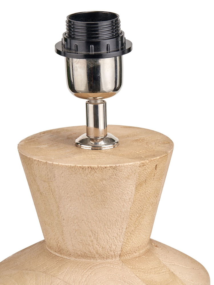 Pacific Lifestyle Natural Koa Mango Wood Contemporary Table Lamp - Image 5 of 5