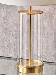Pacific Lifestyle Clear Westwood Metal Table Lamp - Image 2 of 5
