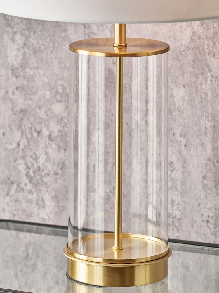 Pacific Lifestyle Clear Westwood Metal Table Lamp - Image 2 of 5