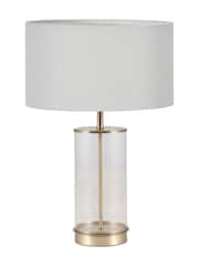 Pacific Lifestyle Clear Westwood Metal Table Lamp - Image 4 of 5