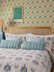 Joules Blue Chintz Floral Duvet Cover and 100% Cotton Pillowcase Set - Image 2 of 6