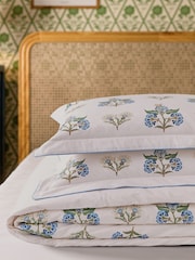 Joules Blue Chintz Floral Duvet Cover and 100% Cotton Pillowcase Set - Image 6 of 6