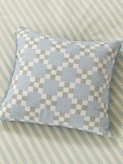 Joules Blue Riviera Cushion - Image 1 of 5