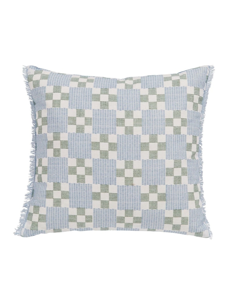 Joules Blue Riviera Cushion - Image 2 of 5
