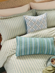 Joules Blue Riviera Cushion - Image 3 of 5