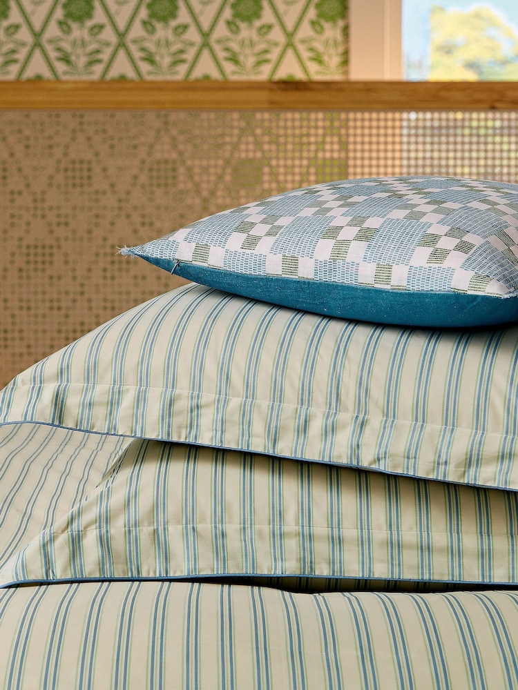Joules Blue Riviera Cushion - Image 5 of 5