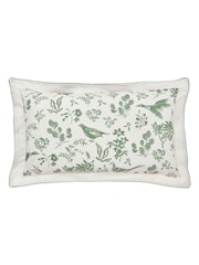 Joules Green Festival Pheasants 100% Cotton Duvet Cover and Pillowcase Set - Image 3 of 5