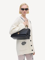 Marc Jacobs Black The Large Dual Shoulder Bag - Image 3 of 7