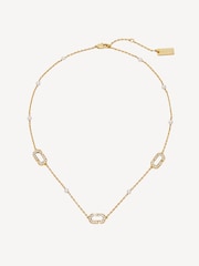 Marc Jacobs Gold Tone Luxe Mop Chain Necklace - Image 1 of 3