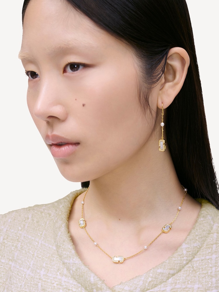 Marc Jacobs Gold Tone Luxe Mop Chain Necklace - Image 3 of 3