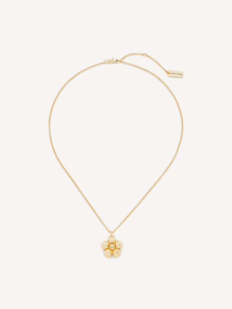 Marc Jacobs Gold Tone Daisy Balloon Necklace - Image 1 of 5 Marc Jacobs Gold Tone Daisy Balloon Necklace - Image 1 of 5