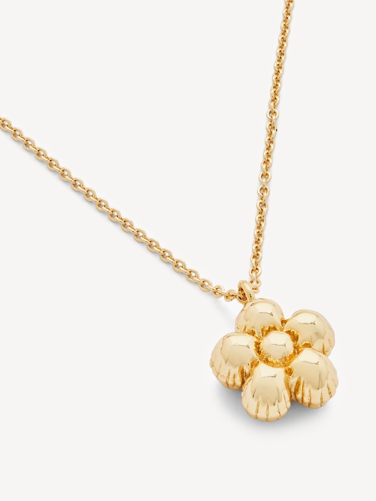 Marc Jacobs Gold Tone Daisy Balloon Necklace - Image 2 of 5 Marc Jacobs Gold Tone Daisy Balloon Necklace - Image 2 of 5