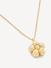 Marc Jacobs Gold Tone Daisy Balloon Necklace - Image 3 of 5
