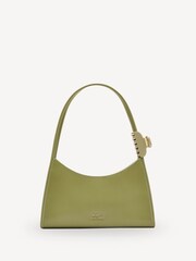 Marc Jacobs Green The Claw Clip Shoulder Bags - Image 1 of 5