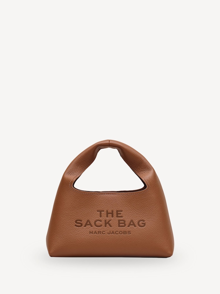 Marc Jacobs Brown The Mini Sack Bag - Image 1 of 6