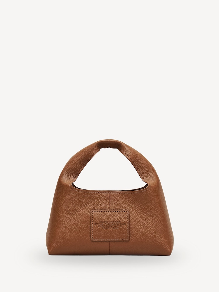 Marc Jacobs Brown The Mini Sack Bag - Image 2 of 6