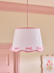 Pink Pink Bow Easy Fit Pendant Lamp Shade - Image 2 of 5