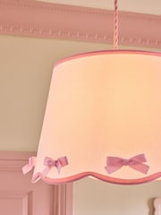 Pink Pink Bow Easy Fit Pendant Lamp Shade - Image 3 of 5